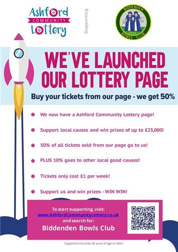  - Our Lottery Page is LIVE