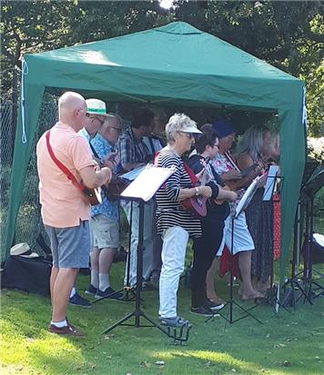 Ukulele Group performs at finals day - Last Month of 2019 Season